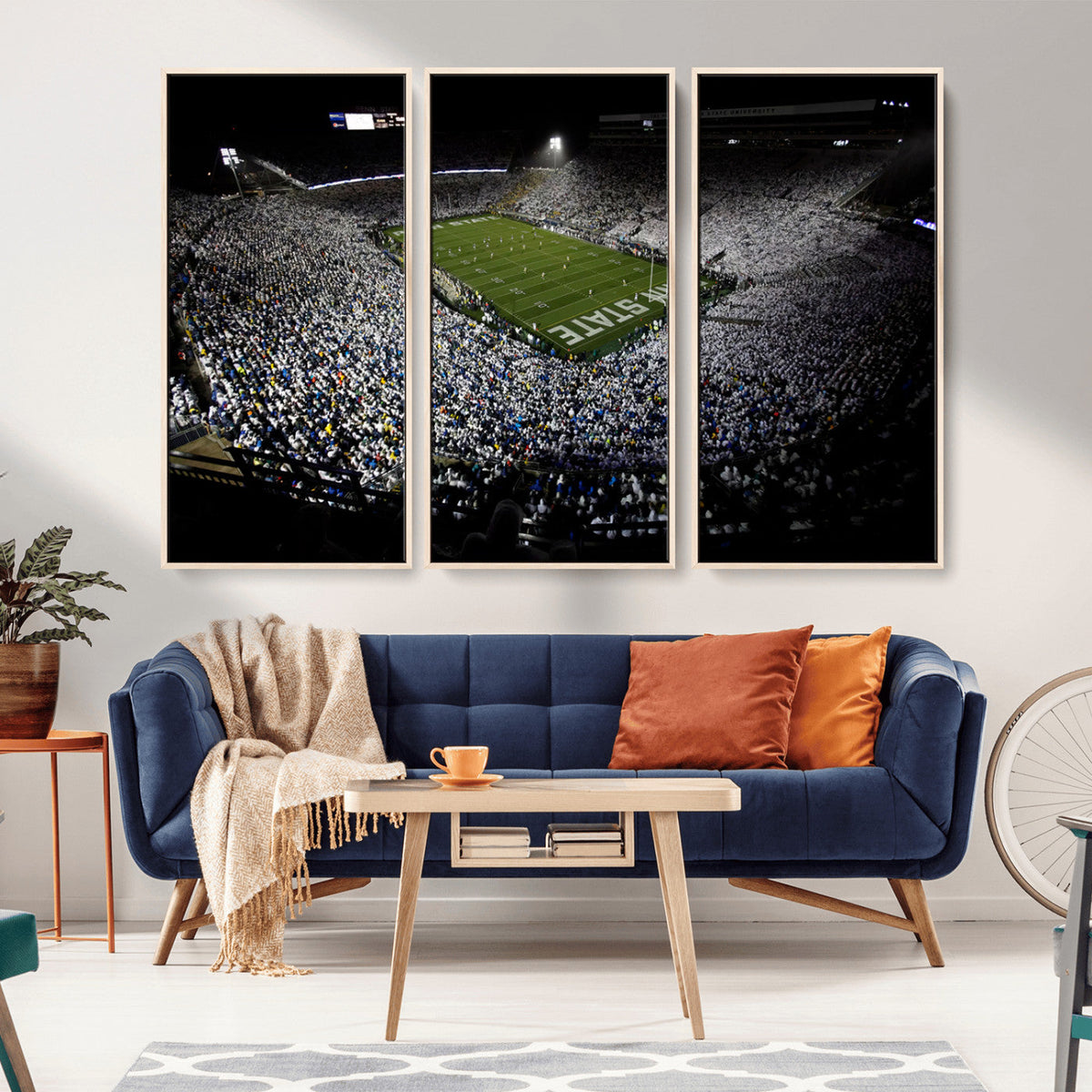 Penn State Football Stadium Wall Art - Beaver Stadium Canvas