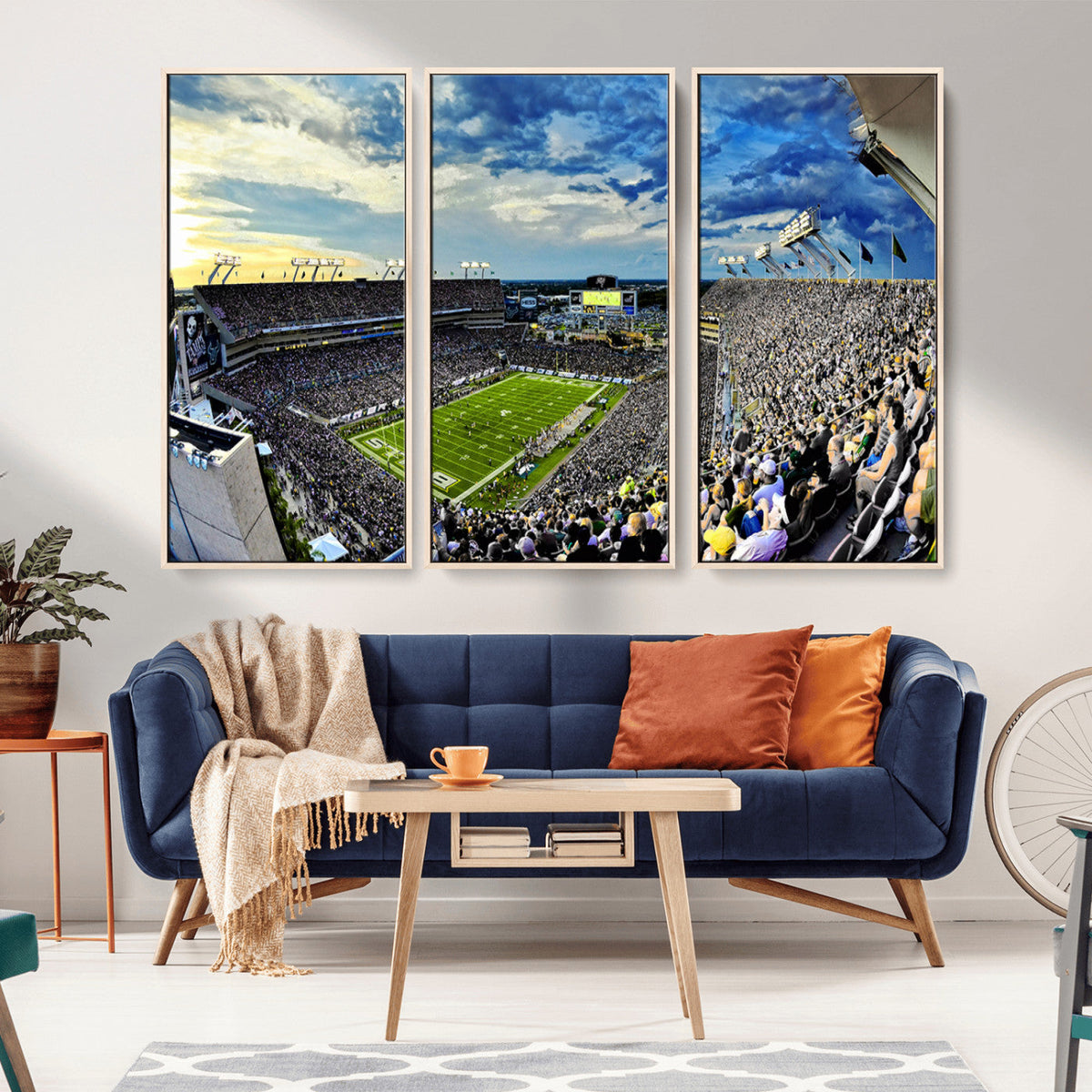 Framed USF Bulls Football Team Print - Tampa Raymond James
