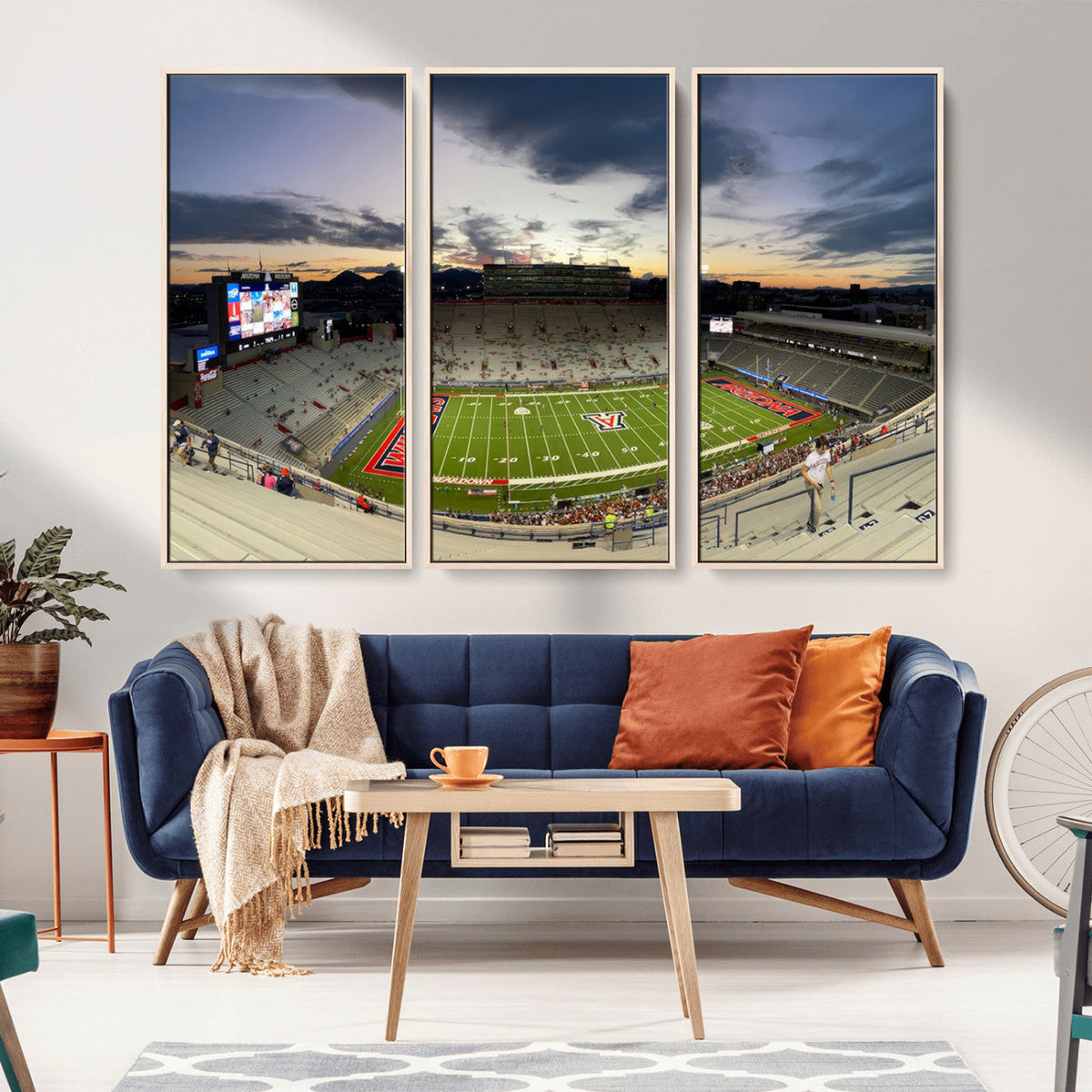 Arizona Wildcats Football Team Print - Tucson Arizona