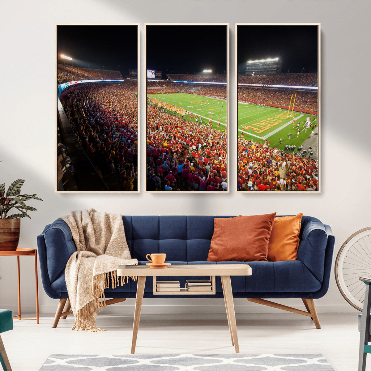 Iowa State University Cyclones Canvas Print, Football Team