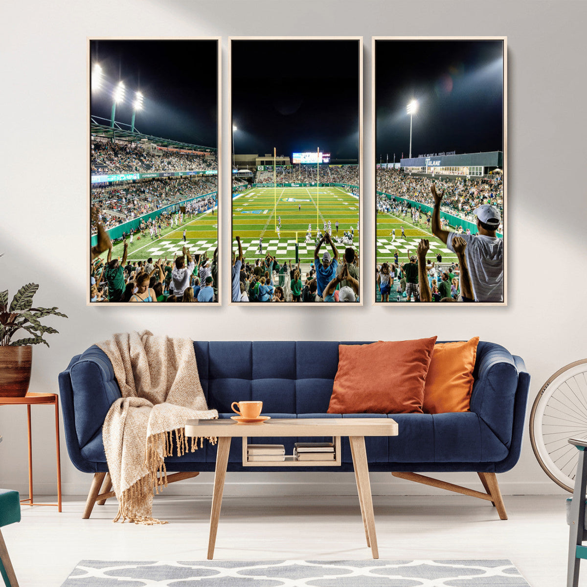 The Tulane University Green Wave Football Team Print - New