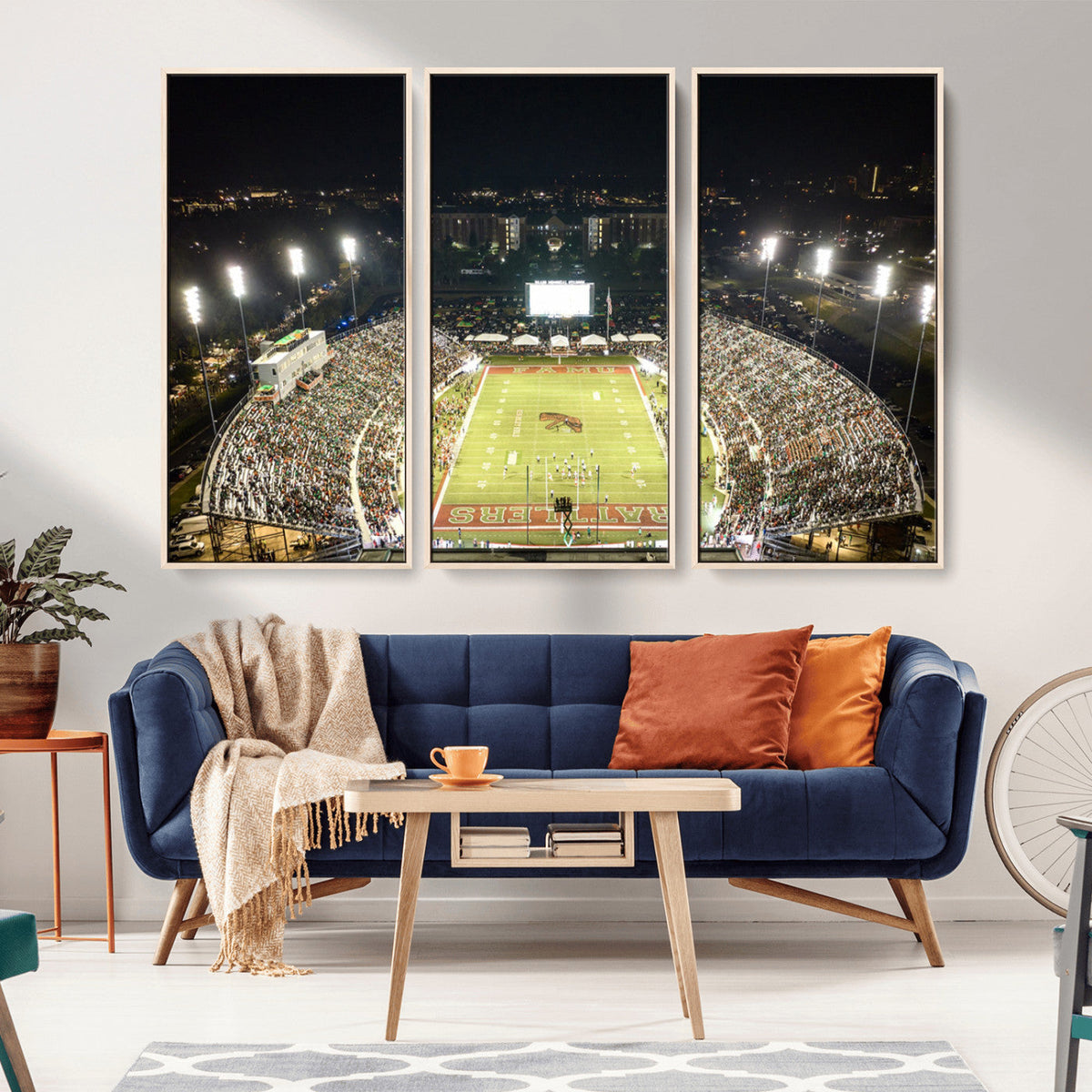Florida A&M Rattlers Football Team Print - Tallahassee Bragg