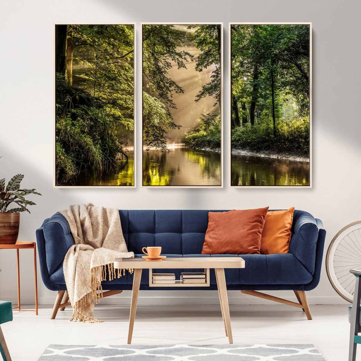 Forest Wall Art Print | River Landscape Wall Art | Perfect