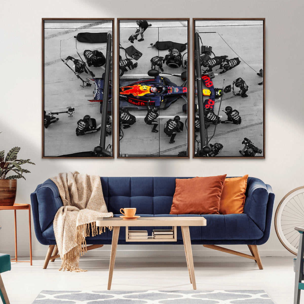 RedBull Formula 1 Canvas Wall Art Print