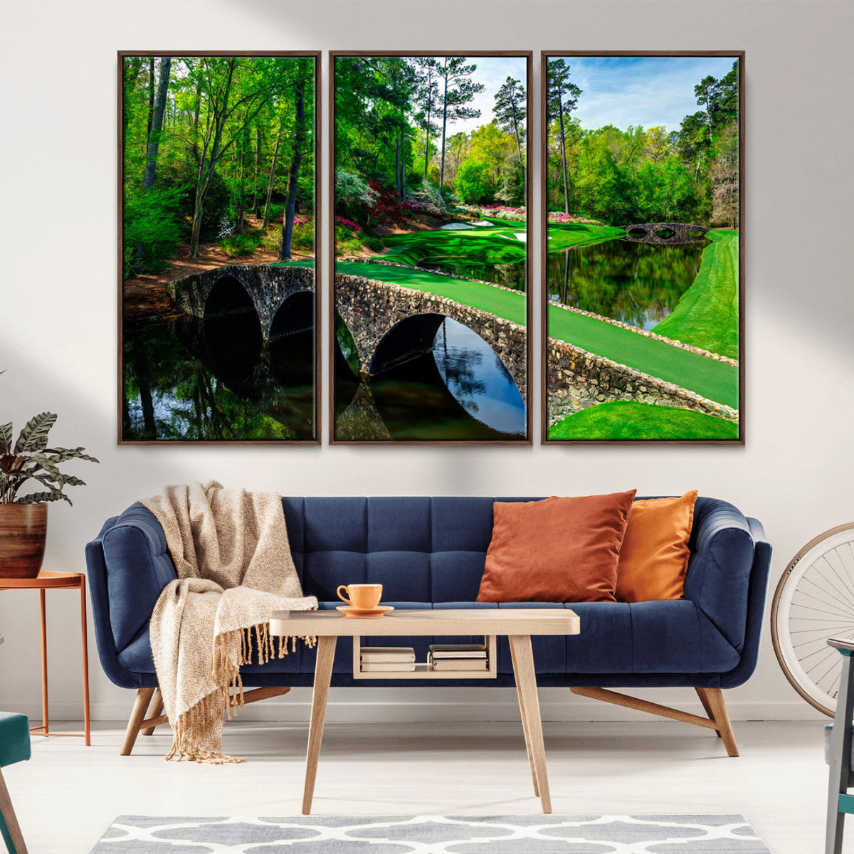 Augusta National Golf Club Wall Art - Panoramic Bridge &