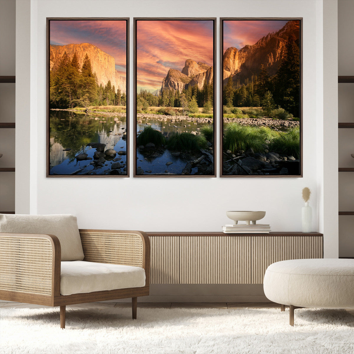 Yosemite Valley Wall Art Canvas Print – El Capitan Sunset