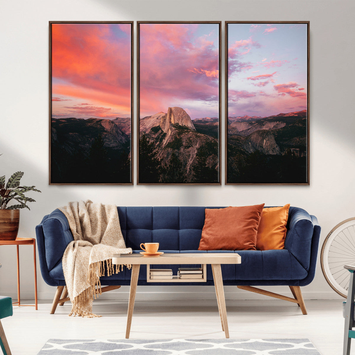 Half Dome Wall Art Canvas Print – Framed Yosemite National