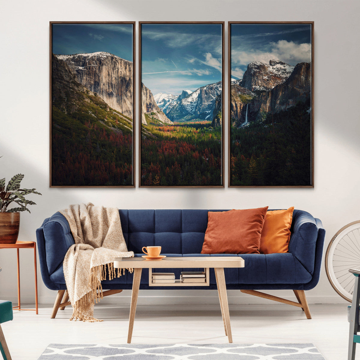 Yosemite National Park Wall Art Canvas Print – Framed