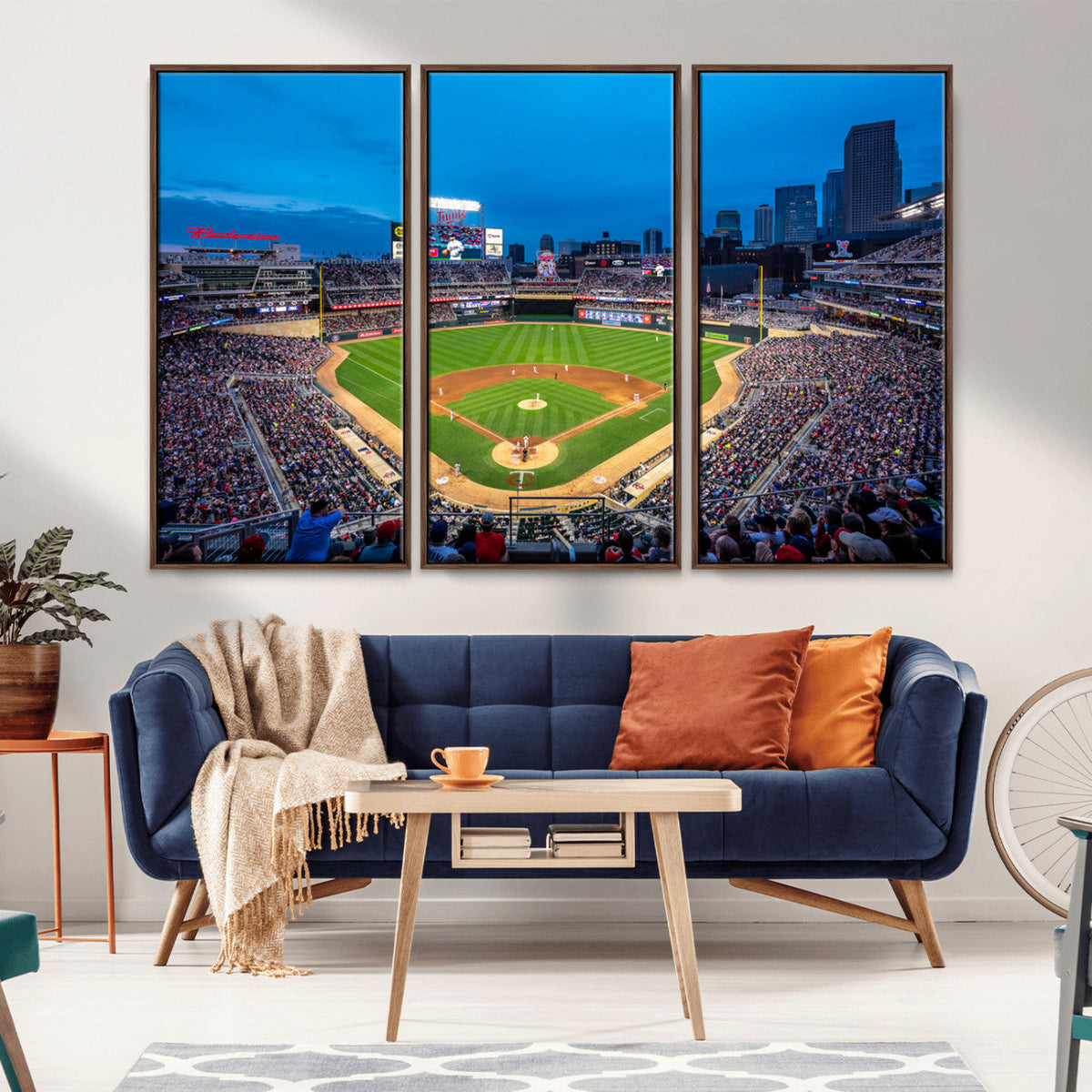 Target Field Stadium Wall Art Canvas Print – Minnesota Twins