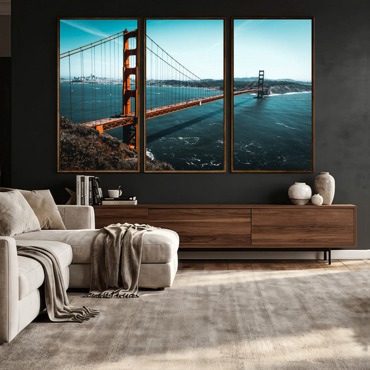 Golden Gate Bridge Wall Art Canvas Print – San Francisco