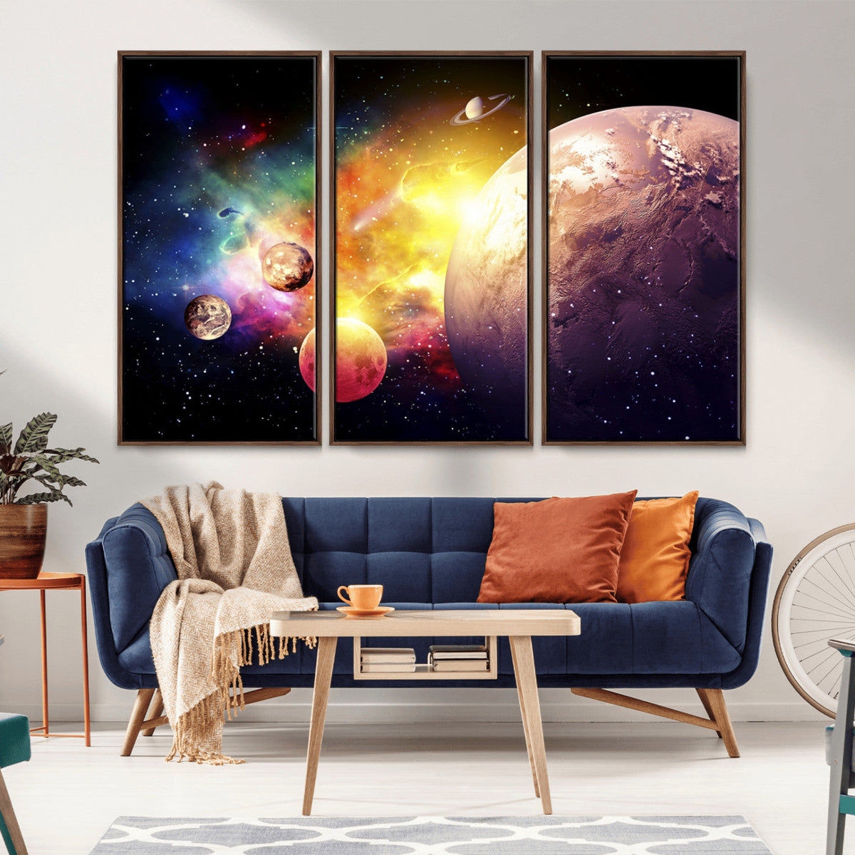 Space and Galaxy Canvas Print