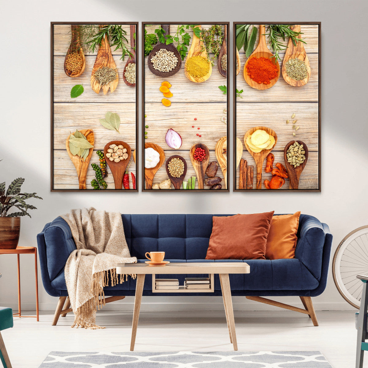 Kitchen Spice on the Table Wall Art, Kitchen Spice Wall Art