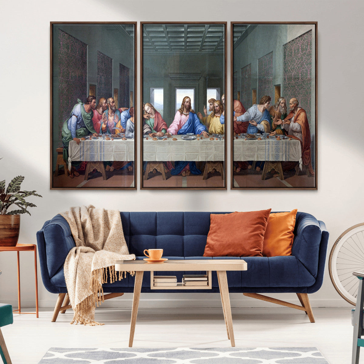 The Last Supper Multi Panel Canvas Wall Art