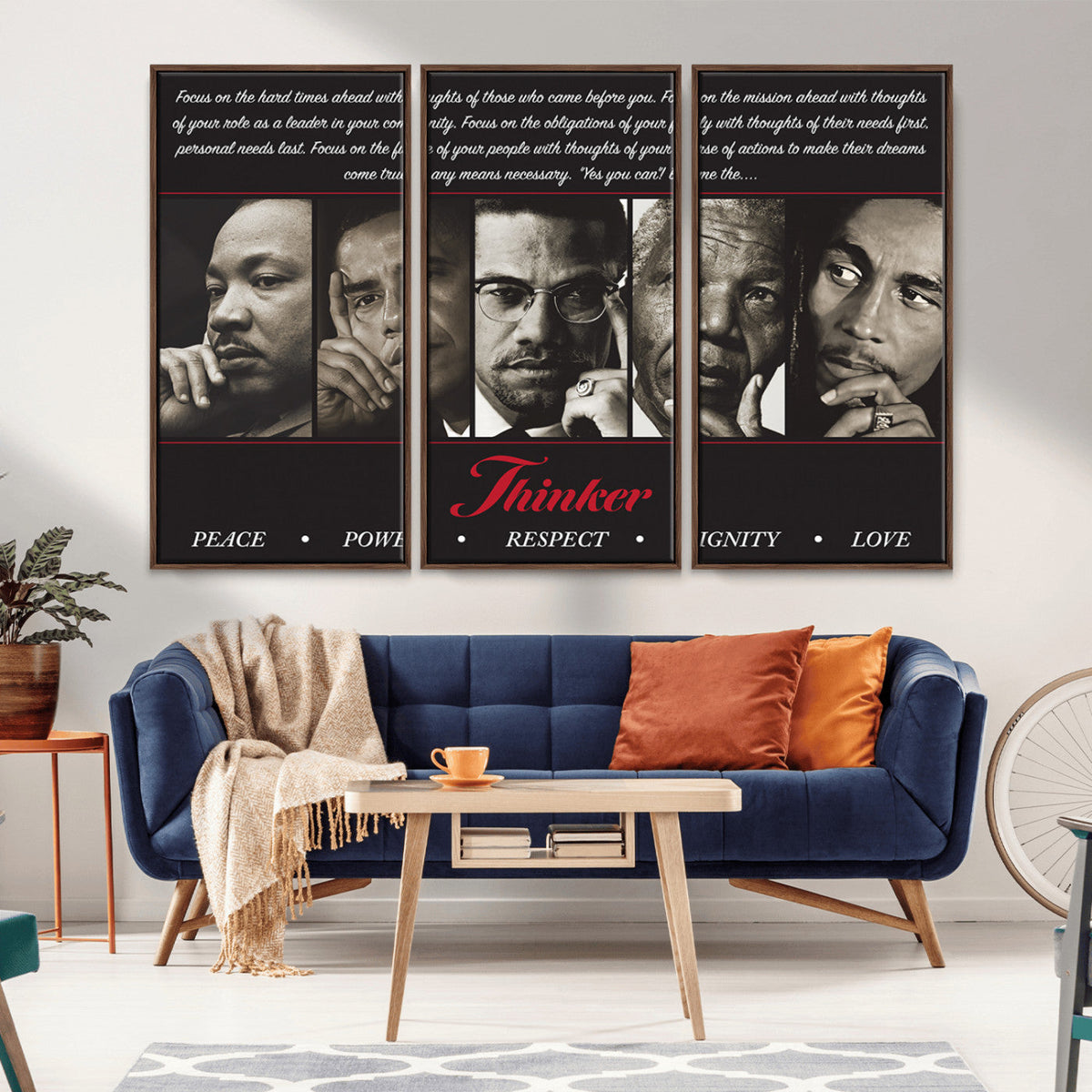 Thinkers of Wall Art Canvas Print - Inspirational Wall Art