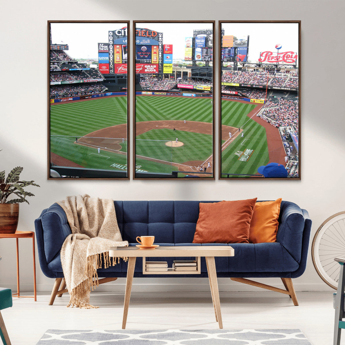 New York Mets Baseball Team Print - Citi Field Baseball