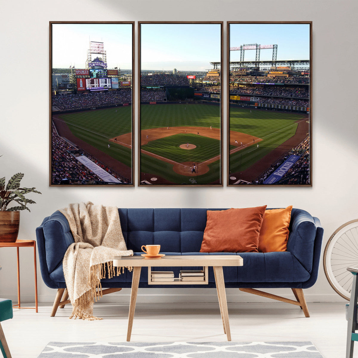 Colorado Rockies Coors Field Wall Art Canvas Print - MLB