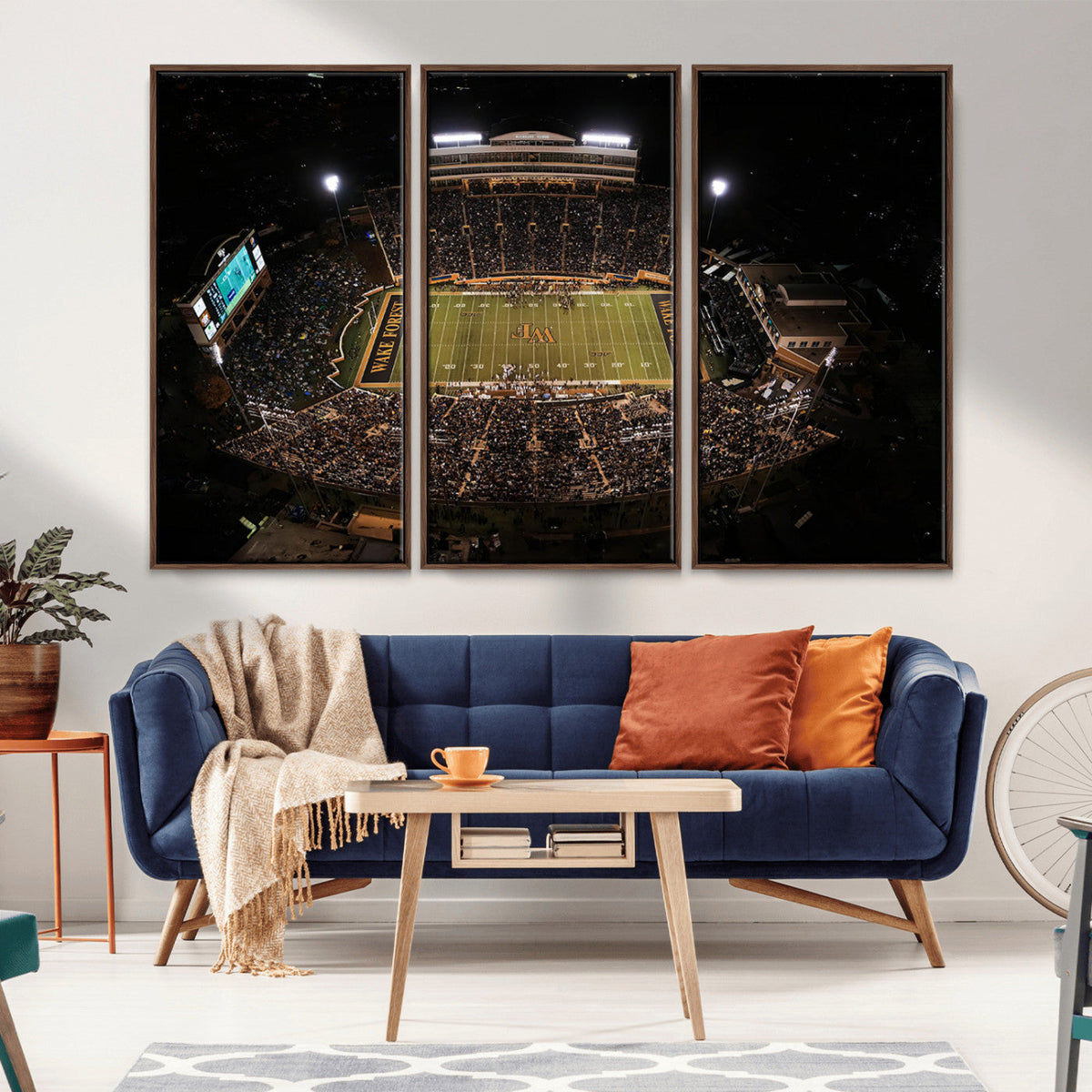 Wake Forest University Demon Deacons Canvas Printi, Football