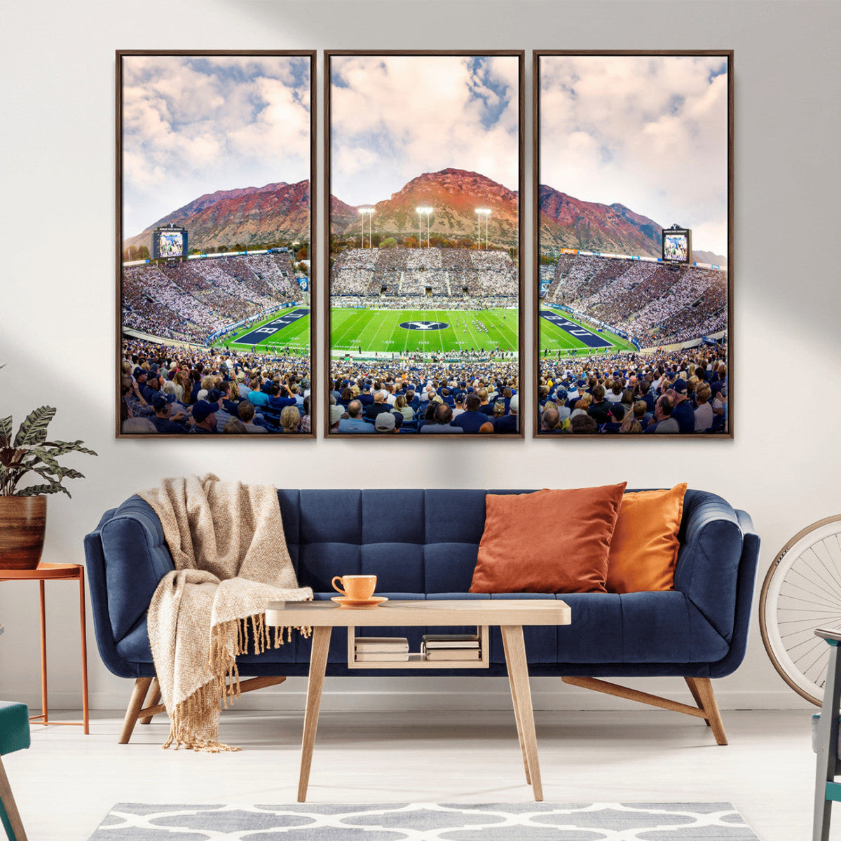 Brigham Young University Cougars Football Team Print - Provo
