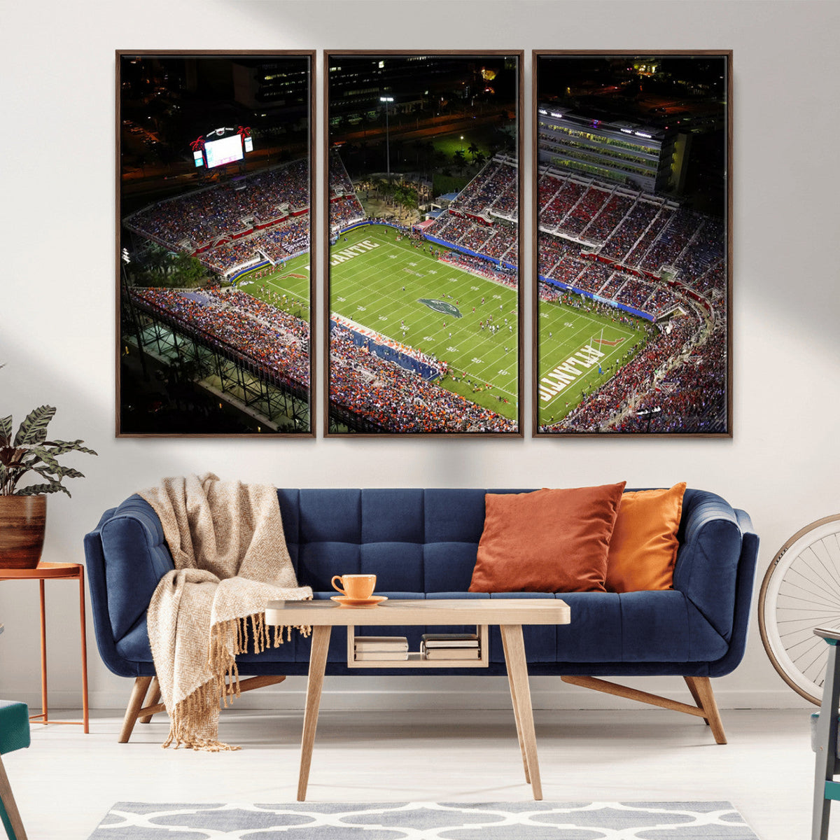Florida Atlantic University Owls Canvas Print, Football Team