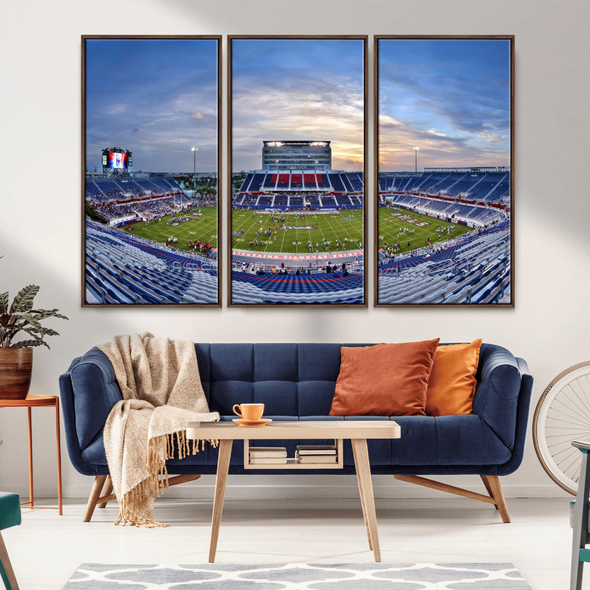 Florida Atlantic University Owls Football Team Print - Boca