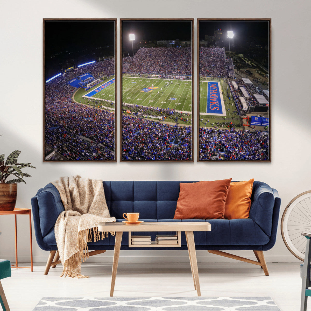 University of Kansas Jayhawks Football Team Print - Lawrence