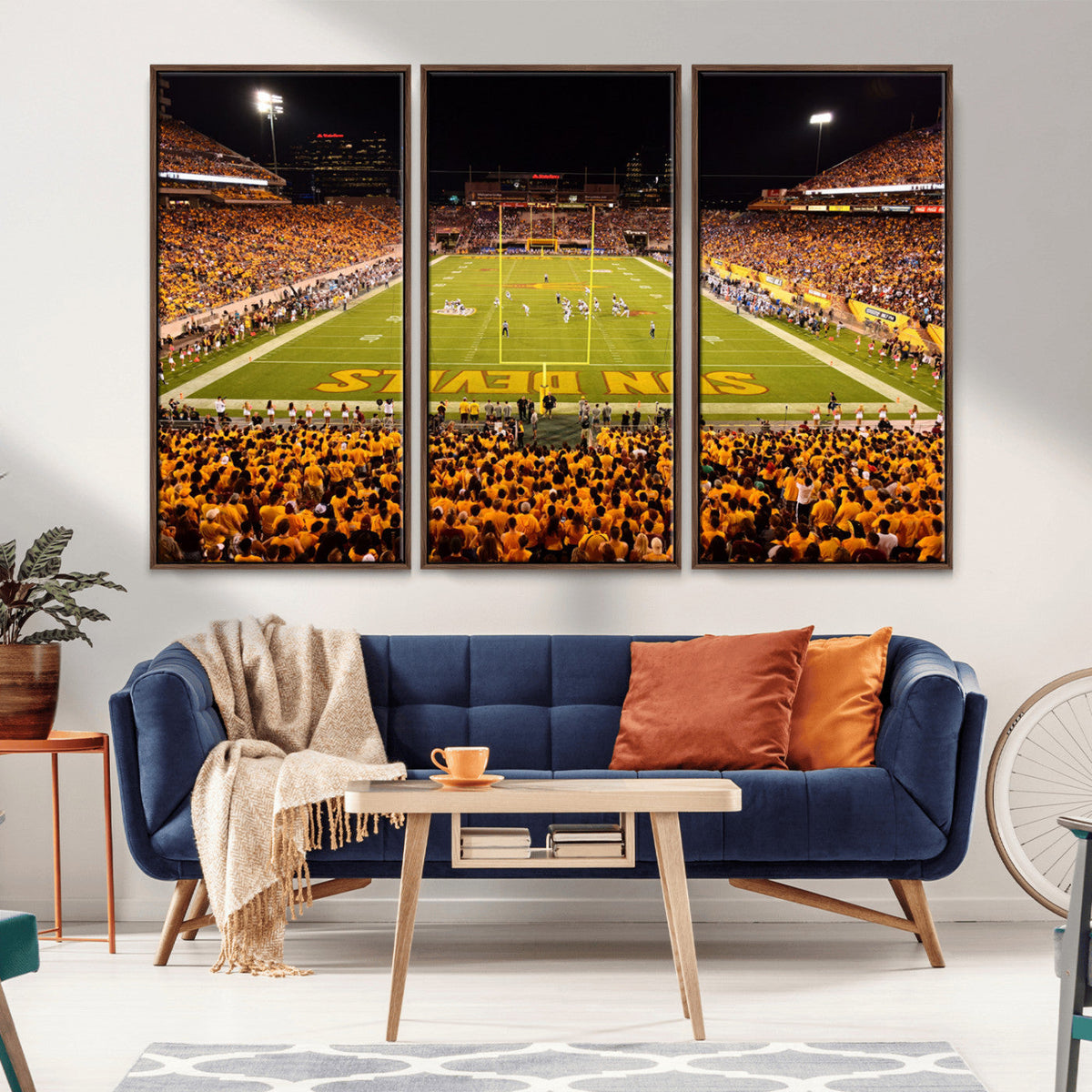 ASU Sun Devils Football Team Print - Phoenix Mountain