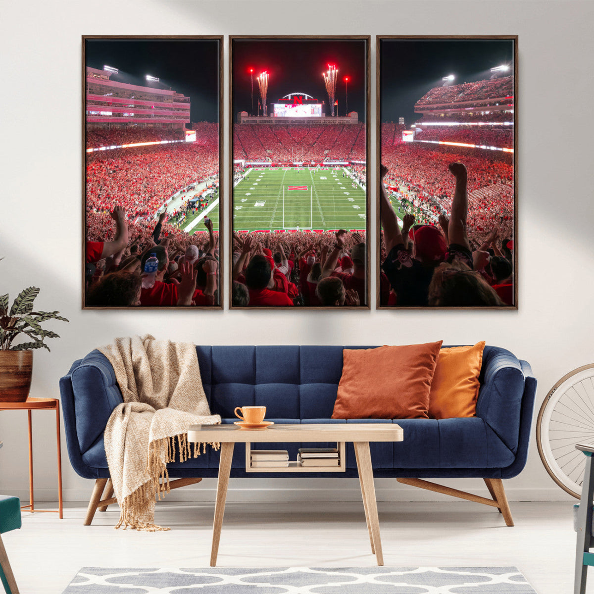 University of Nebraska Cornhuskers Football Team Print -