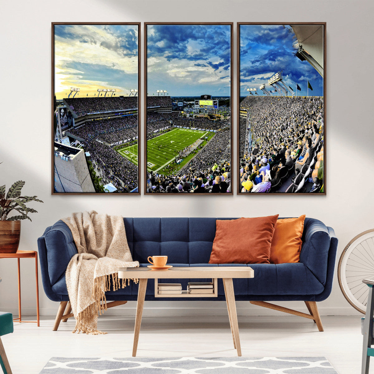 Framed USF Bulls Football Team Print - Tampa Raymond James