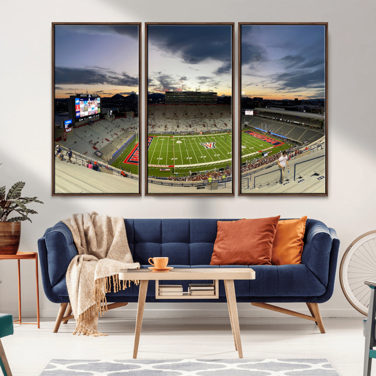 Arizona Wildcats Football Team Print - Tucson Arizona