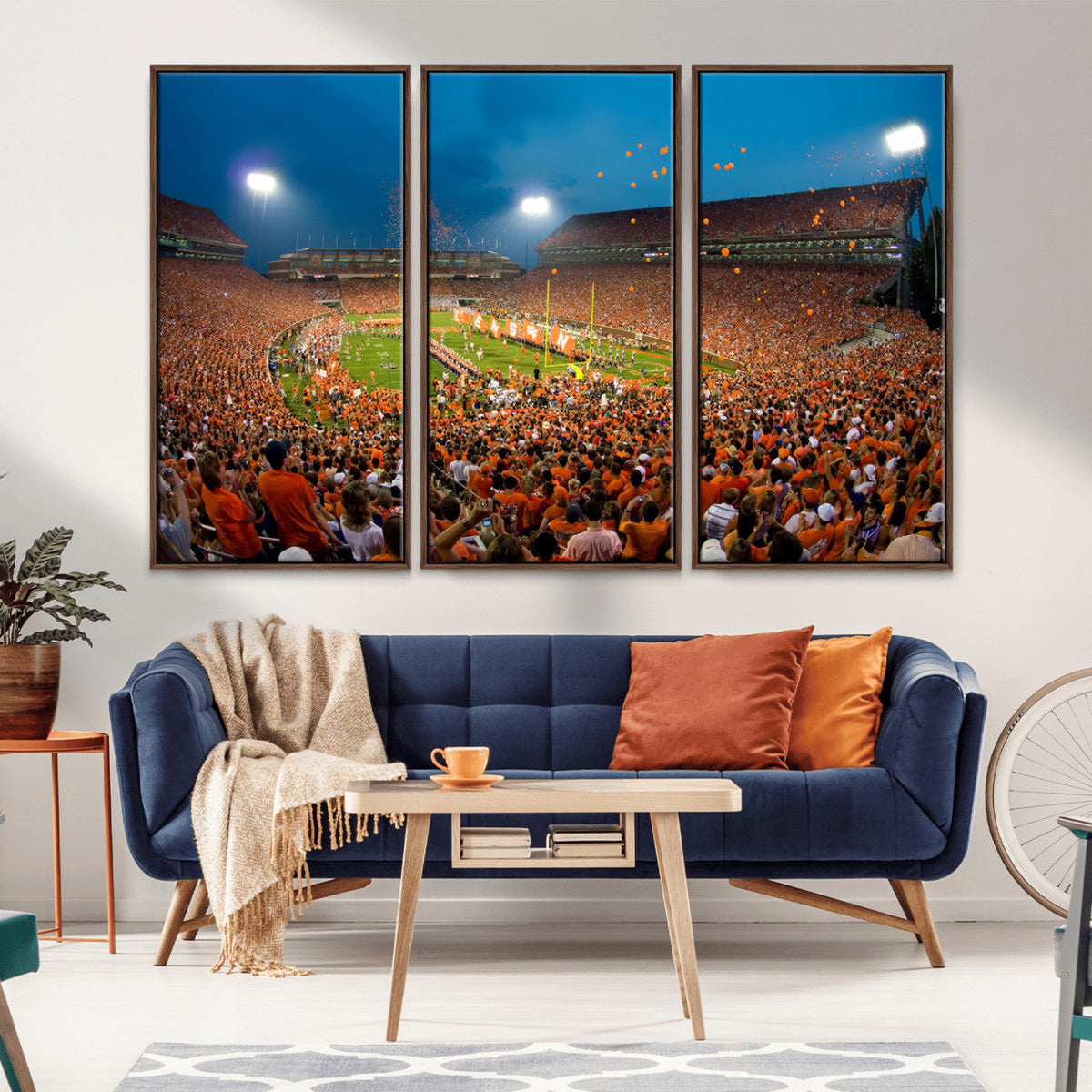 Clemson University Tigers Football Team Print - Clemson