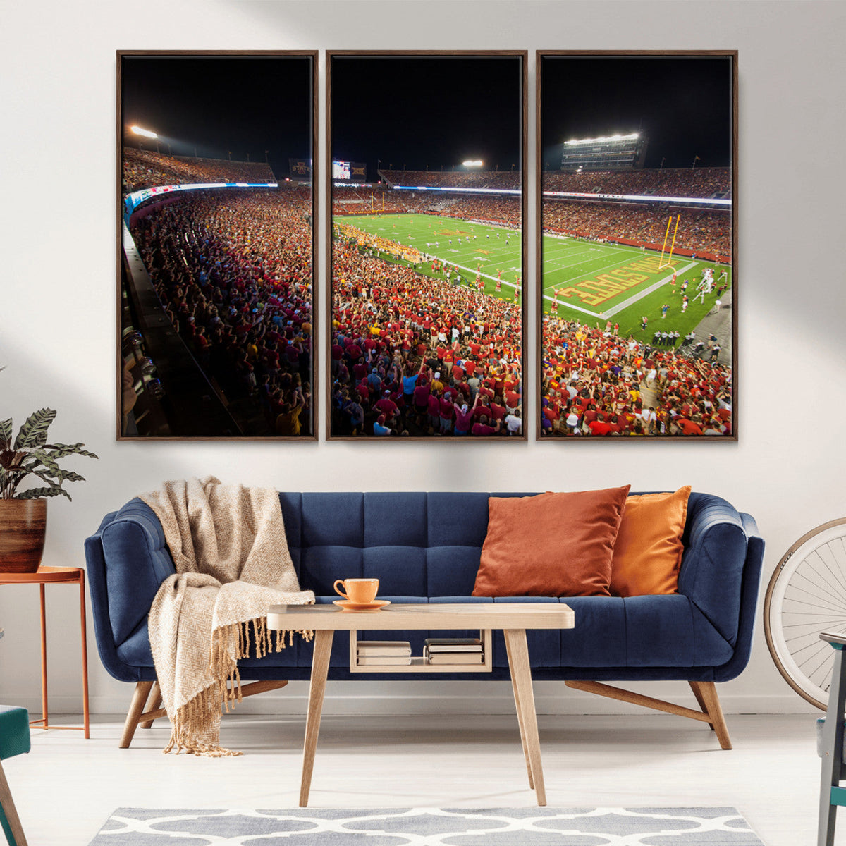Iowa State University Cyclones Canvas Print, Football Team