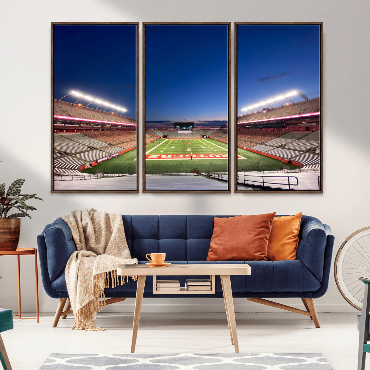 Rutgers Scarlet Knights Football Team Print - Piscataway SHI