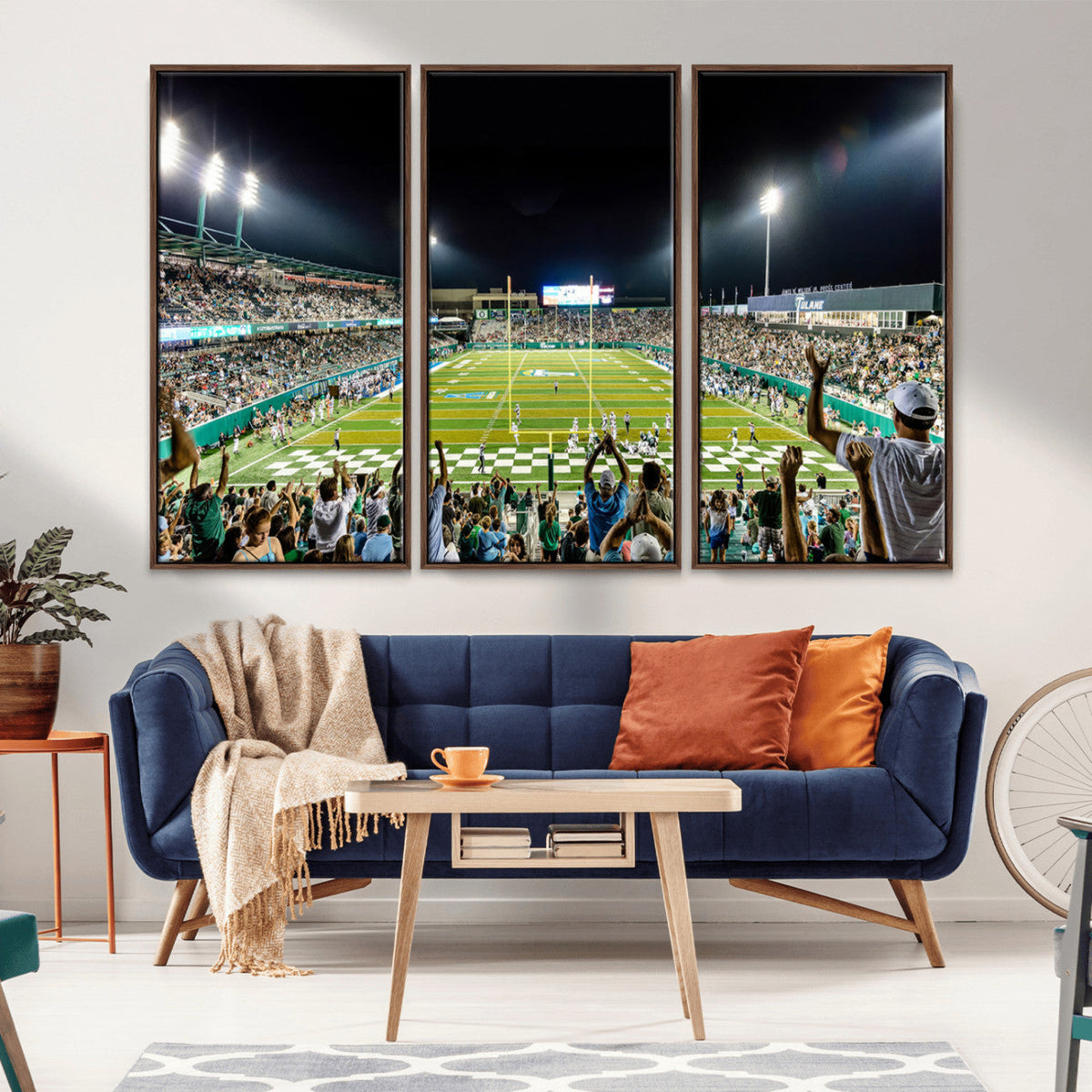 The Tulane University Green Wave Football Team Print - New