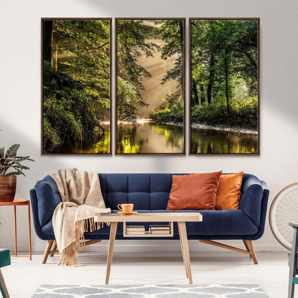 Forest Wall Art Print | River Landscape Wall Art | Perfect