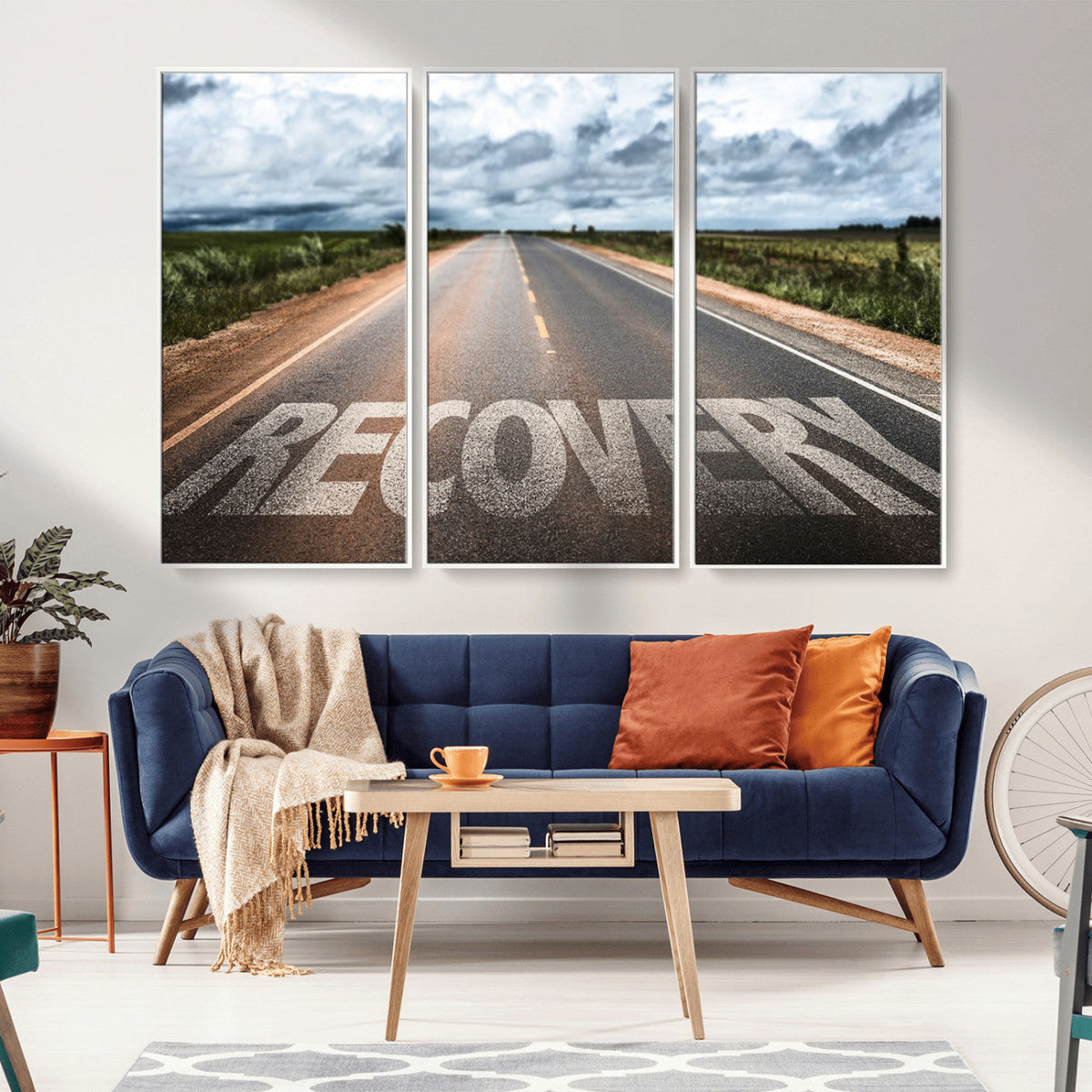 Recovery Road Wall Art Canvas Print