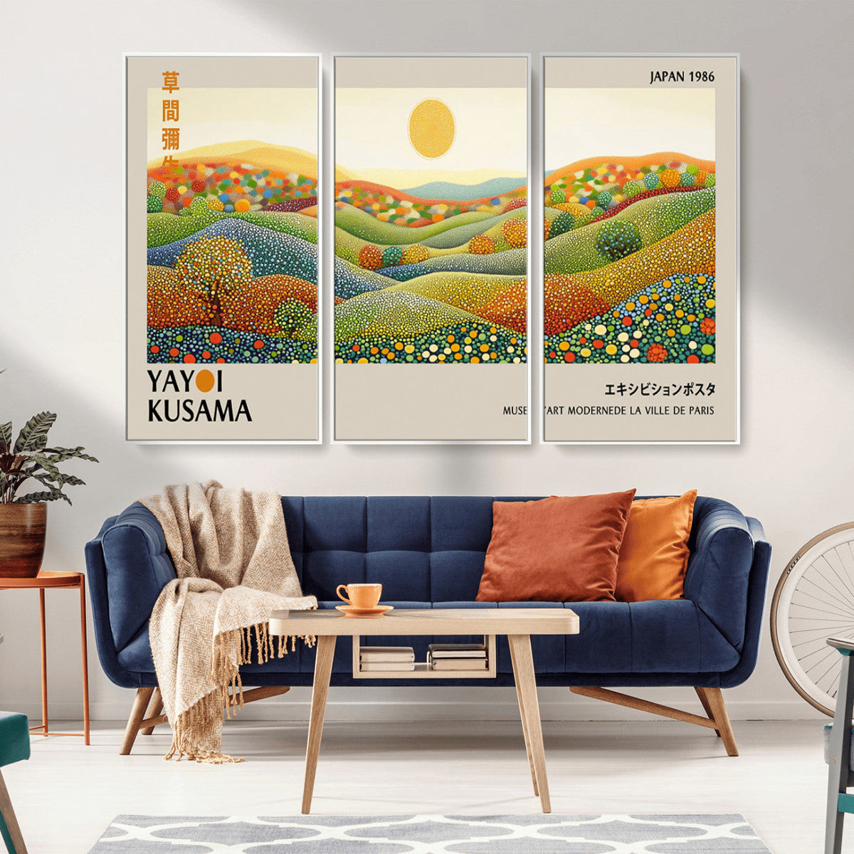 Yayoi Kusama Wall Art Print – Yayoi Kusama Wabi Sabi