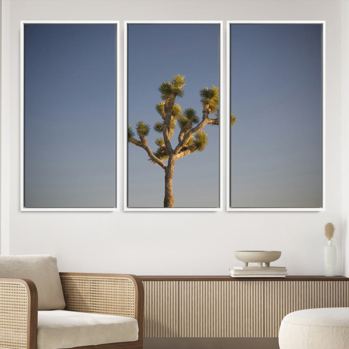 Joshua Tree Wall Art Canvas Print – Framed Southwestern