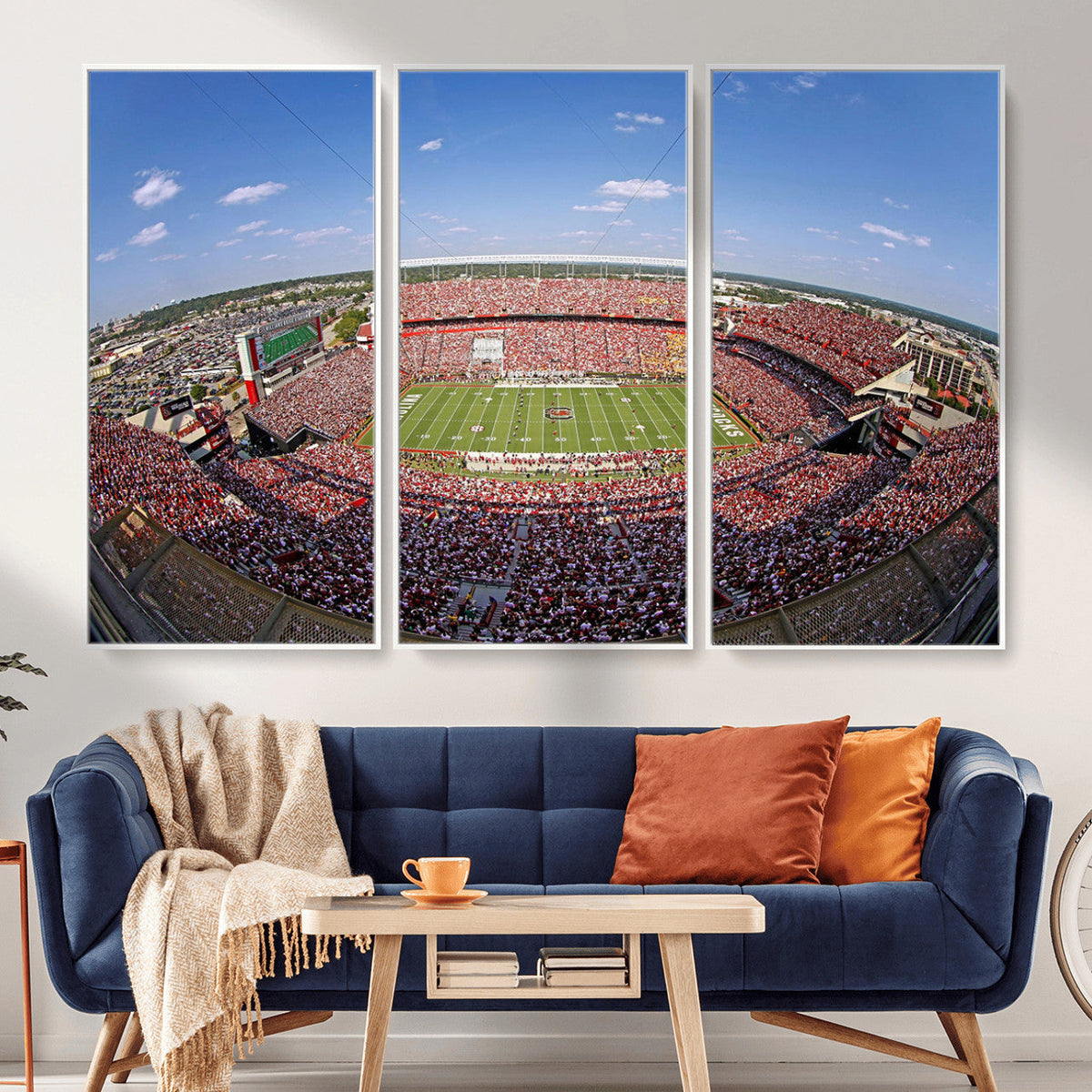 William Brice Stadium Wall Art Canvas Print – Stadium Crowd