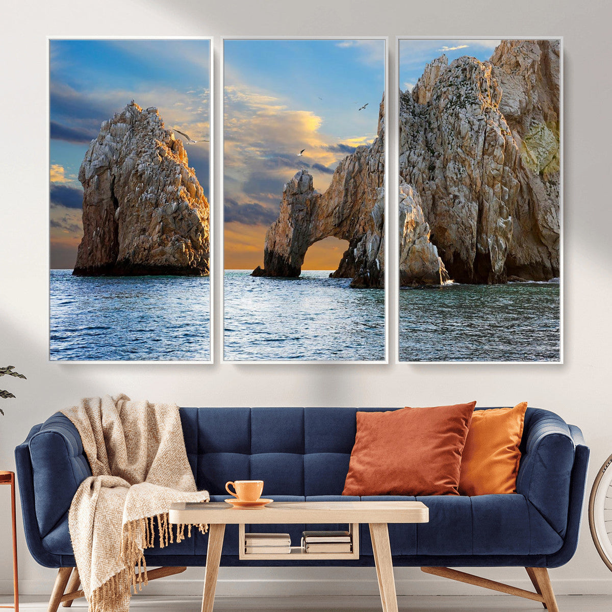 The Arch Cabo San Lucas Ocean Arch Wall Art Canvas Print,