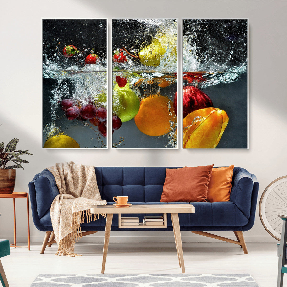Kithen Vegetables World Wall Art Canvas Print