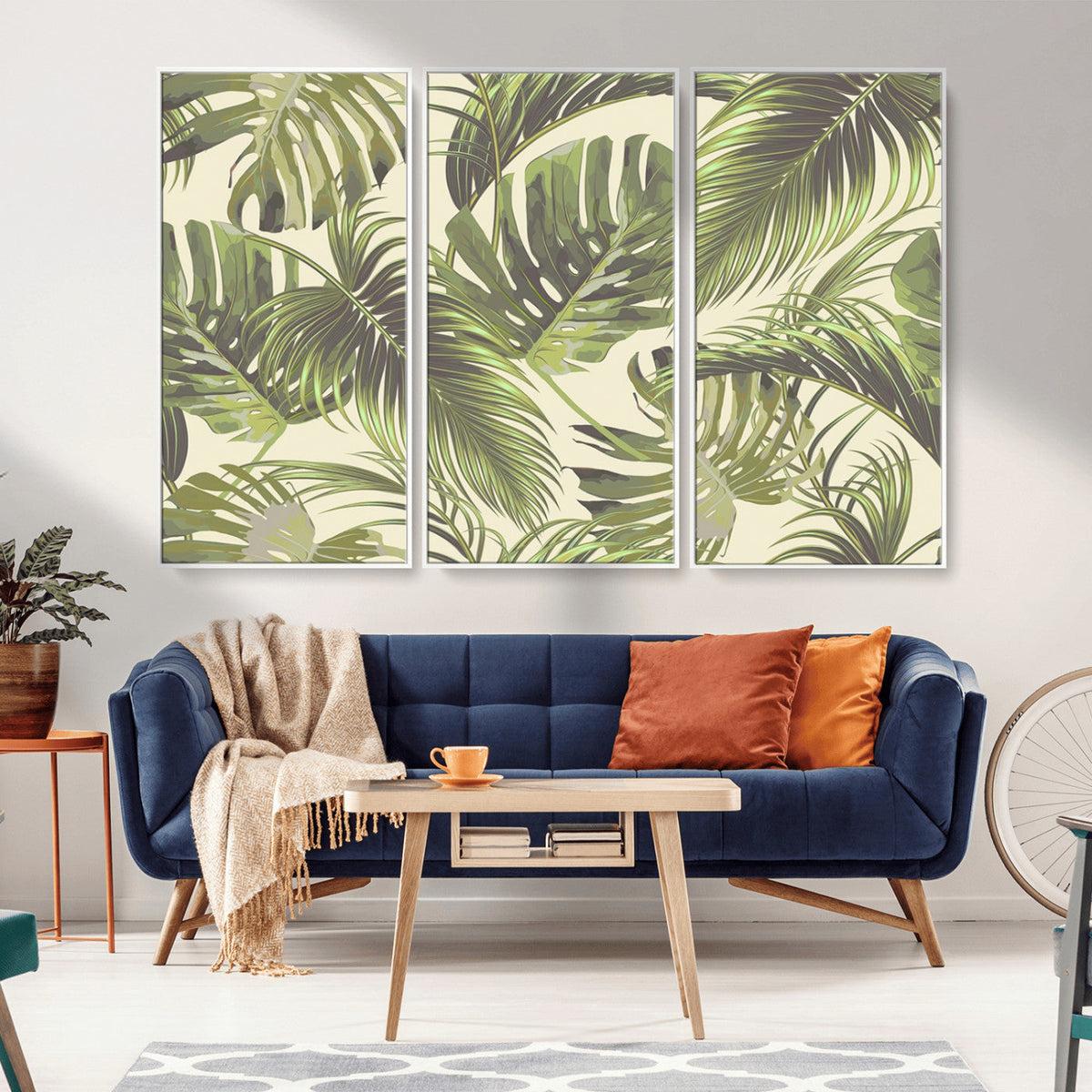 Palm Leaves Canvas Print