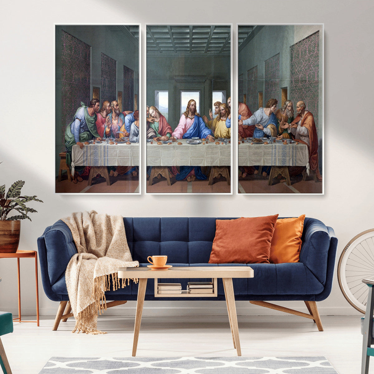 The Last Supper Multi Panel Canvas Wall Art