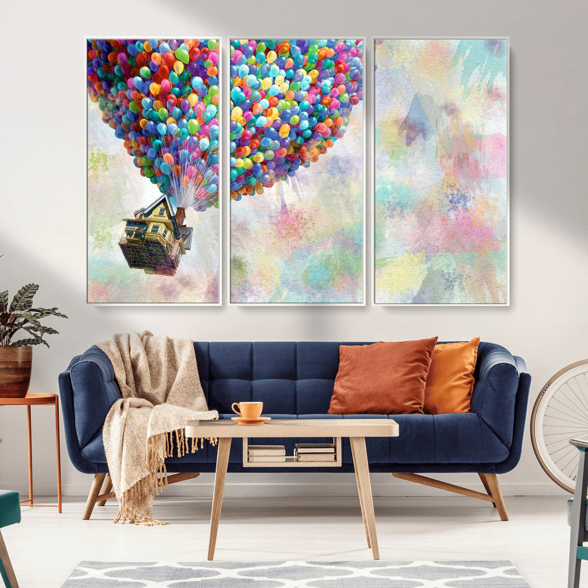 Up Pixar Poster, Look Up Pixar Wall Art, Up Pixar Canvas,