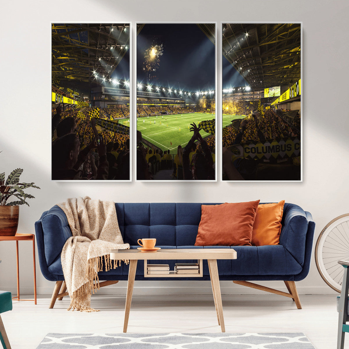 Columbus Crew Soccer Team Print - Columbus Crew Stadium Wall
