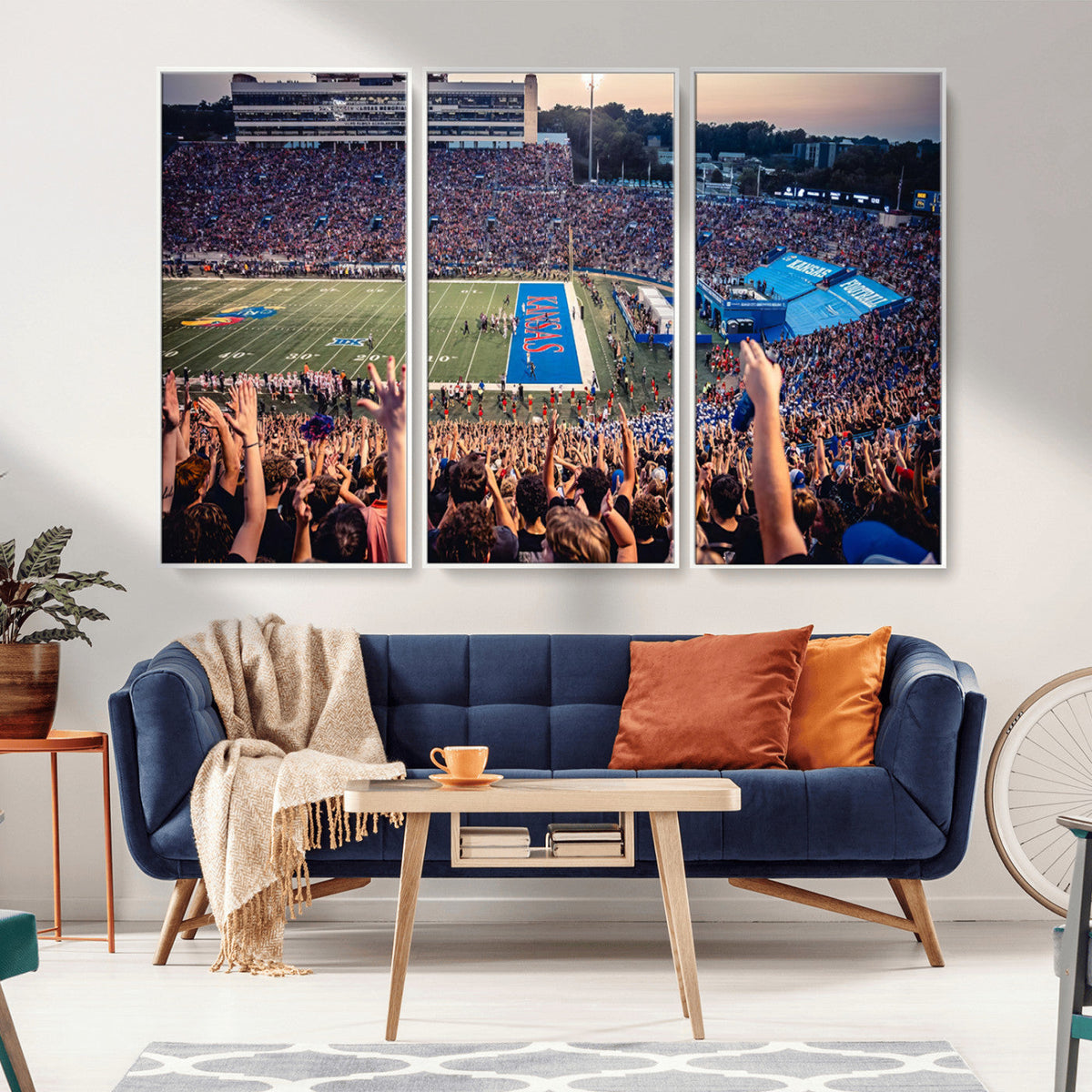 University of Kansas Jayhawks Football Team Art Print -