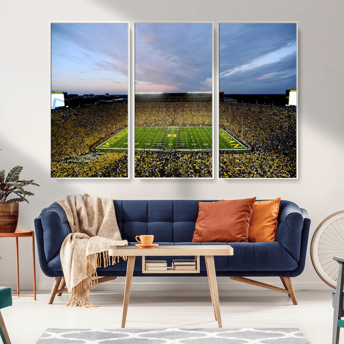 University of Michigan Wolverines Football Team Print - Ann