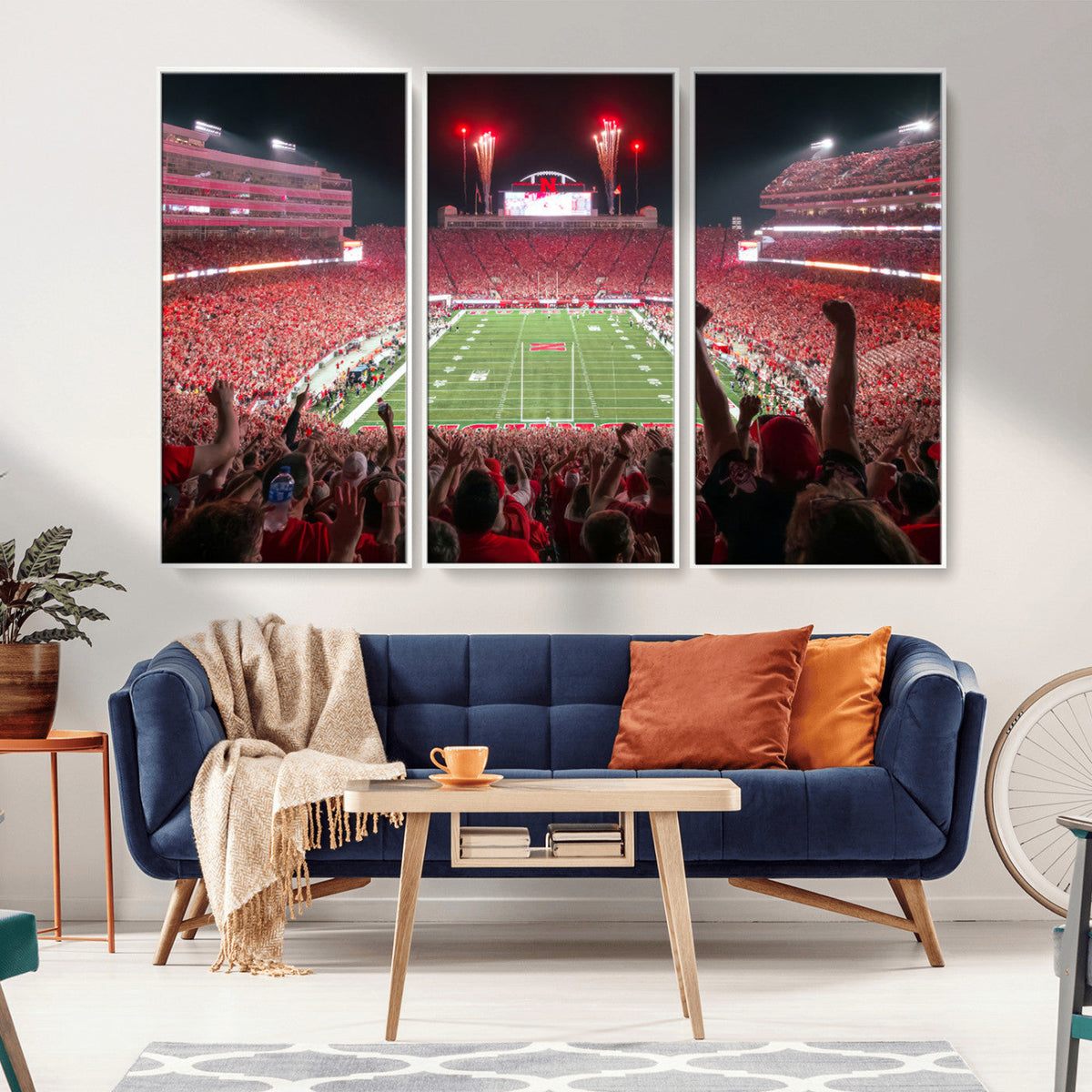 University of Nebraska Cornhuskers Football Team Print -