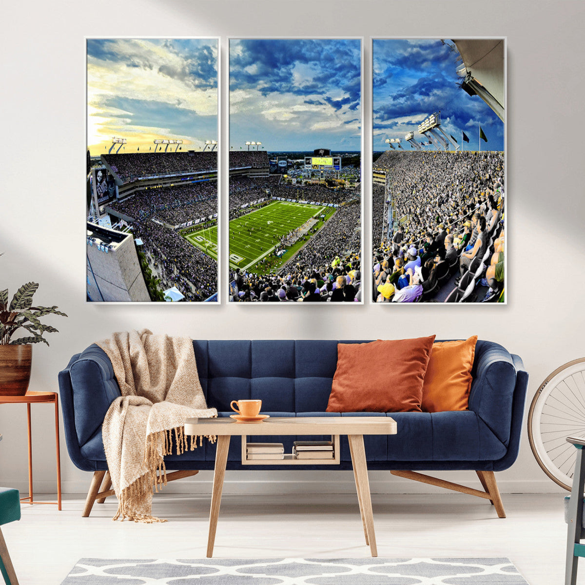 Framed USF Bulls Football Team Print - Tampa Raymond James