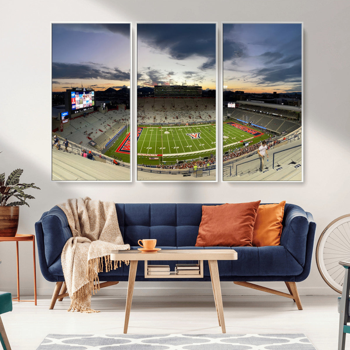 Arizona Wildcats Football Team Print - Tucson Arizona