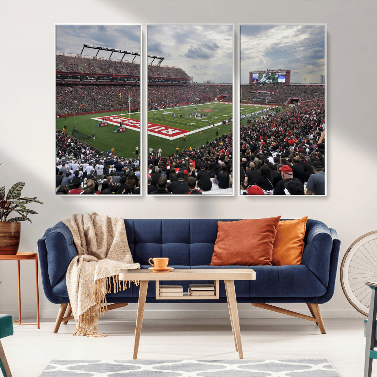 Rutgers Scarlet Knights Football Team Print - SHI Stadium,